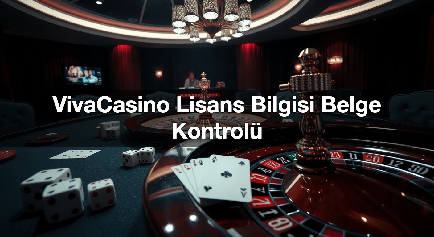 VivaCasino Lisans Bilgisi Belge Kontrolü 1 VivaCasino Lisans Bilgisi Belge Kontrolü
